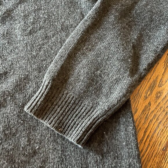 THE FRANKIE SHOP Maxime Knit Sweater Dress - Dark Grey Melange/XS/S - Picture 4 of 8